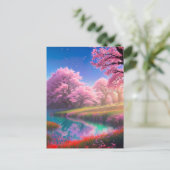 De betoverende zonsopgang omarmen briefkaart (Staand voorkant)