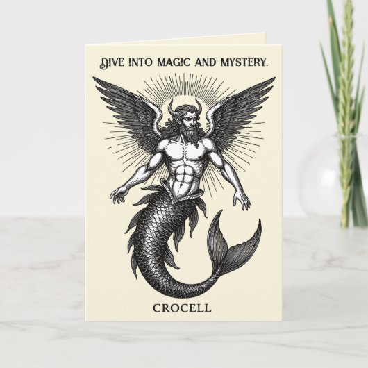 De Betovering van Crocell Duivel Illustratie Kaart (Voorkant)