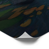 De betovering van een prachtige boswaterval poster (Hoek)