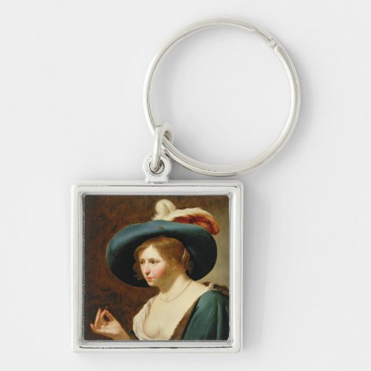 De Betrothal: Bride, c.1630 Sleutelhanger (Voorkant)