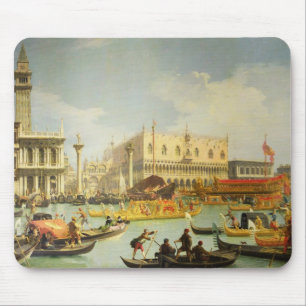 De Betrothal van de Venetiaanse Doge aan de Adriat Muismat