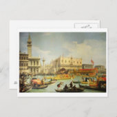 De Betrothal van de Venetiaanse Doge Briefkaart (Voorkant / Achterkant)