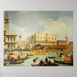 De Betrothal van de Venetiaanse Doge Poster