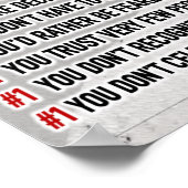 De betrouwbare 13 poster (Hoek)