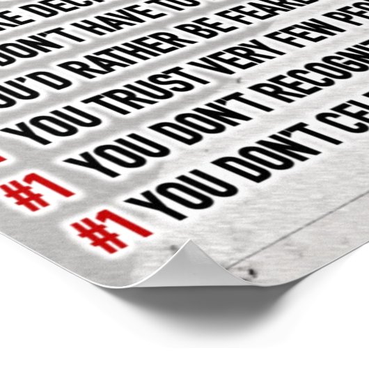 De betrouwbare 13 poster (Hoek)