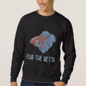De Betta quote voor een Betta Fish Expert Trui (Voorkant)