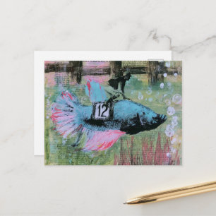 De Betta Vis Jockey Briefkaart
