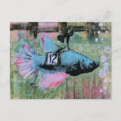 De Betta Vis Jockey Briefkaart (Voorkant)