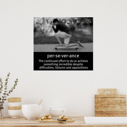 De beugel van het langboord poster (Keuken)