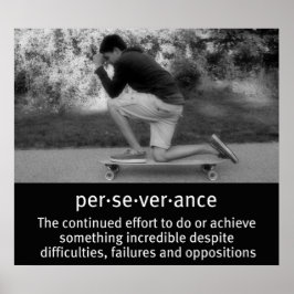 De beugel van het langboord poster