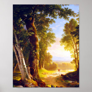 De beukenbomen van Asher Brown Durand Poster