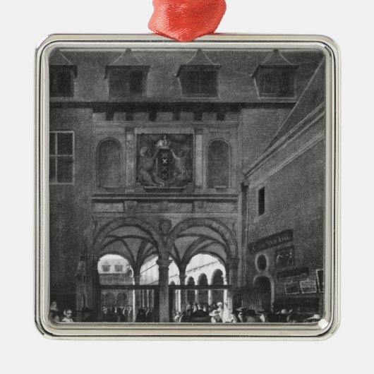 De beurs van Amsterdam Metalen Ornament (Voorkant)