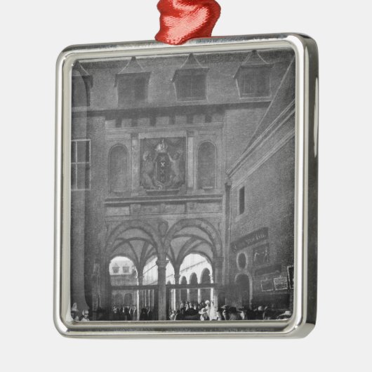 De beurs van Amsterdam Metalen Ornament (Links)