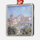 De beurs van Chicago World (Columbian Exposition) Metalen Ornament (Links)