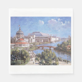 De beurs van Chicago World (Columbian Exposition) Servet