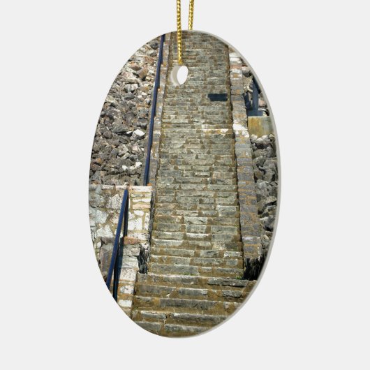 De beurzen keramisch ornament (Links)