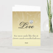 De Beurzen van juwelen danken u kaarden het Roze Bedankkaart (Achterkant)