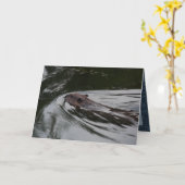 De bever kaart (Gele Bloem)