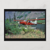 De Bever N754 Floatplane van de turbine op Meer Briefkaart (Voorkant)