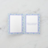 De bevestiging dankt u kaardt bedankkaart (Binnen)