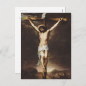 De bevestiging door Bartolome Esteban Murillo Feestdagenkaart (Voorkant / Achterkant)