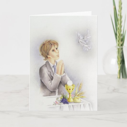 De bevestiging van de Heilige Communie voor Kaart (Voorkant)