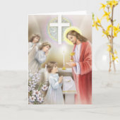 De bevestiging van de Heilige Communie voor Kaart (Gele Bloem)