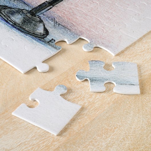 DE BEVESTIGING VAN DE LICHTEN LEGPUZZEL (Zijkant)