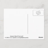 De Bevindende Stenen Cornwall Engeland van de Briefkaart (Achterkant)