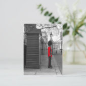 De bevindende wacht van de Wacht van de koningin Briefkaart (Staand voorkant)