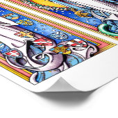 De bevlekte conceptie met Begeleidende Angels Poster (Hoek)