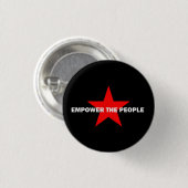 DE BEVOLKING MOEDIGEN RONDE BUTTON 3,2 CM (Voorkant /achterkant)