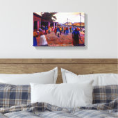 De bevolking van Nigeria Mojisola Gbadamosi Okubul Canvas Afdruk (Insitu (Slaapkamer))