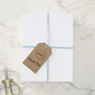 De bevordering van de zaken Logo hangt Labels met Cadeaulabel