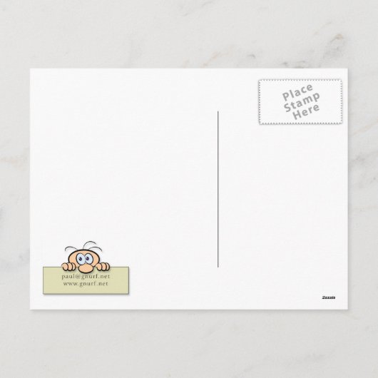 De bevriezende Eend van de Kerstman Feestdagenkaart (Achterkant)