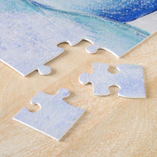 De bevriezing van de Snowman Puzzle Legpuzzel (Zijkant)