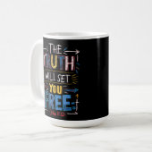 De Bevrijdende Waarheid Koffiemok (Voorkant links)