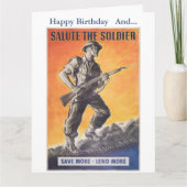 De Bevrijder. Herdruk van Britse oorlogsposter. Kaart (Voorkant)