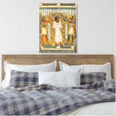 De bevrijding van de dood canvas afdruk (Insitu (Slaapkamer))