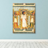 De bevrijding van de dood canvas afdruk (Insitu (Houten vloer))