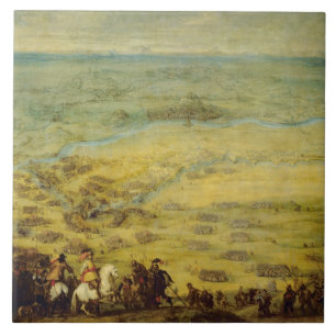 De bevrijding van de vesting van Lerida Tegeltje