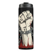 De bevrijdingsthermale tuimelaar thermosbeker (Voorkant)