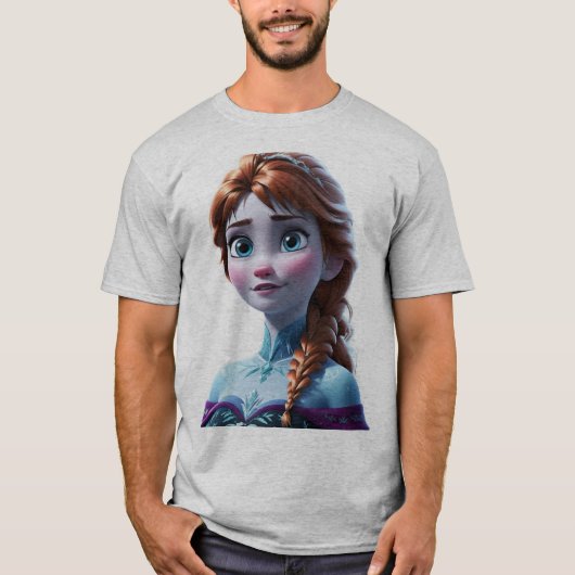 De bevroren elsa t-shirt (Voorkant)