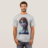 De bevroren elsa t-shirt (Voorkant volledig)