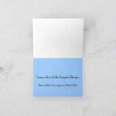 De bevroren Gekozen Kaarten Hannukah (Binnen)