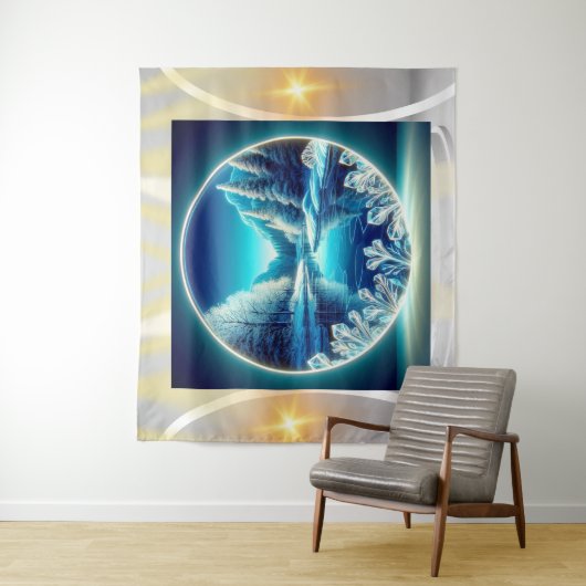 De bevroren spiegel wandkleed (In situ)