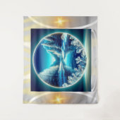 De bevroren spiegel wandkleed (Voorkant)