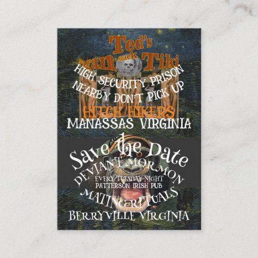 DE BEWAAKTE GEVANGENIS IN DE BUURT NEEMT HITCH NIE INFORMATIEKAARTJE (Voorkant)