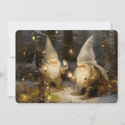 De Bewaarders van de Gloed Plat Kerstkaart (Voorkant)