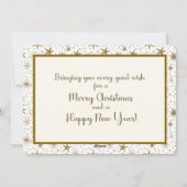 De Bewaarders van de Gloeiende Vlakke Kerstkaart (Achterkant)